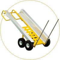 Accessories Chairs: Chair truck, HEAVY DUTY, 4 wheels