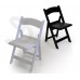 Classic: CHIP resin folding and stacking chairs (AKA White Wedding Folding Chairs)