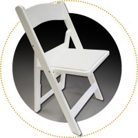 Classic: CHIP resin folding and stacking chairs (AKA White Wedding Folding Chairs)