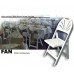 Classic High Back: FAN resin folding and stacking chairs