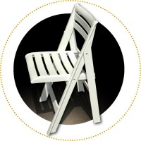 Classic: ISPRA resin folding & stacking chairs