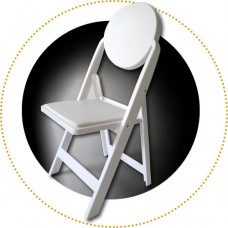 Classic High Back: LOUIS resin folding and stacking chair
