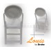 Classic High Back: LOUIS resin folding and stacking chair