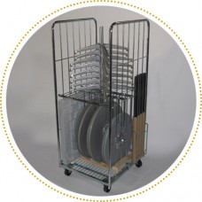 Table cart to store and transport tables