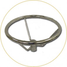 18in. Round Slide-In Footrest For Bar Tables and Bar Stools